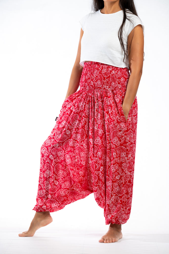 Sure Design Women's Harem Pants in Red – Sure Design Wholesale