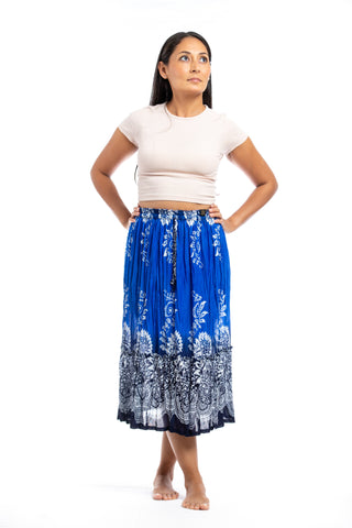 Midi Skirts | Drawstrings | Thailand | 100% Rayon