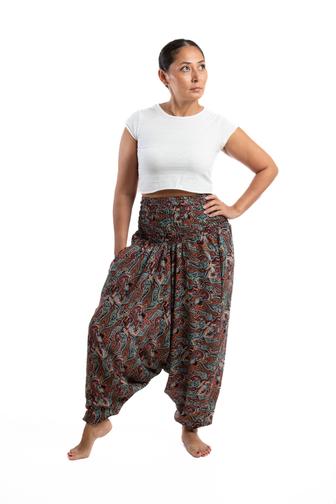 Harem Pants Sewing Pattern | Genie Pants Pattern Online - PATTERN EMPORIUM