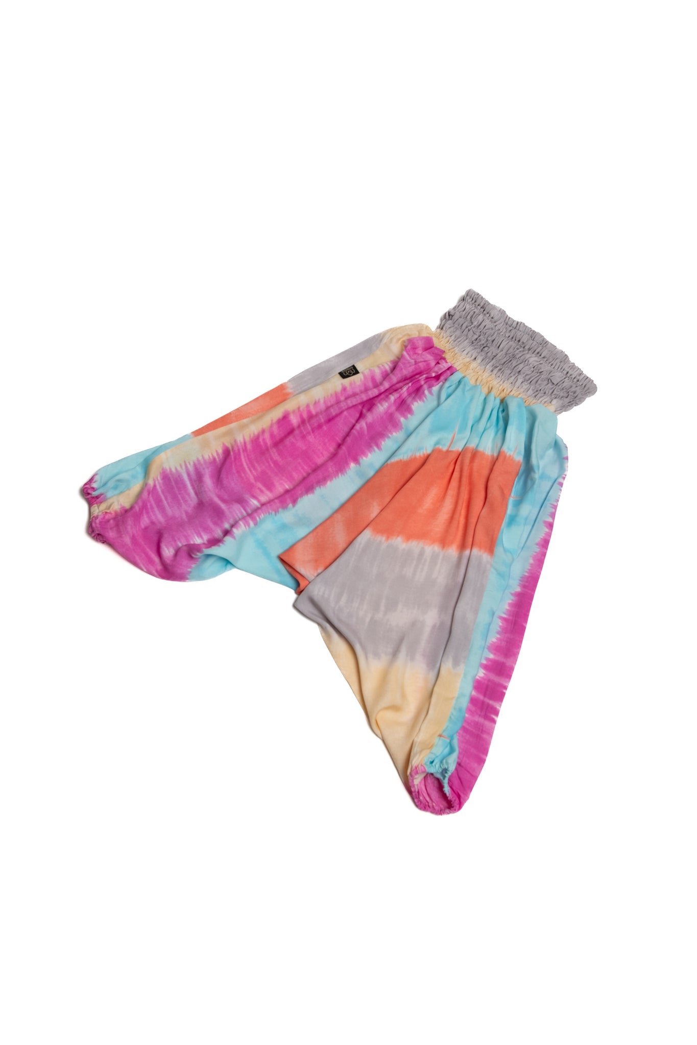 Handmade Kids Flowy Harem Pants - Jumpsuit Smocked Waist (Hornocal Mountain)