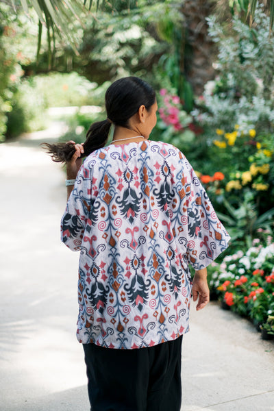 Handmade Kimono - Classic Adras Earthy